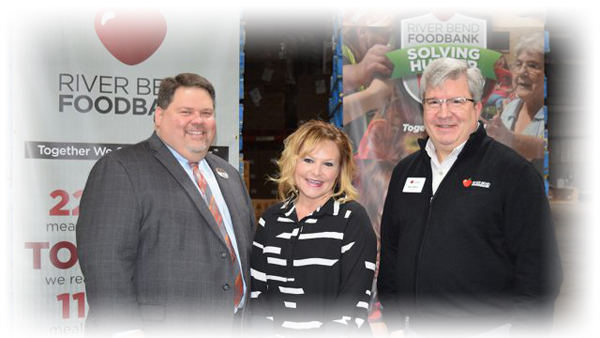 Ascentra Credit Union Foundation awards 50000 dollars to River Bend Foodbank